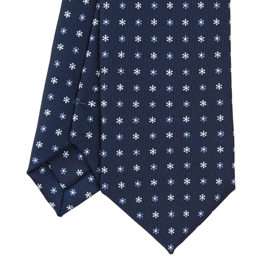 DARK BLUE SARTORIAL 7 CM SILK TIE