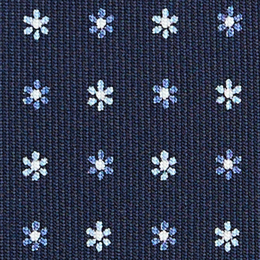 DARK BLUE SARTORIAL 7 CM SILK TIE