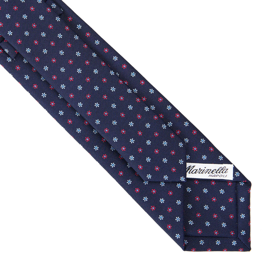 DARK BLUE SARTORIAL 7 CM SILK TIE