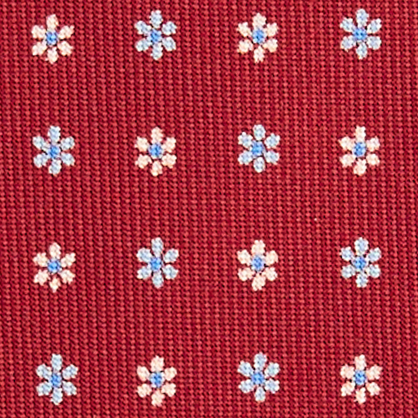 BURGUNDY SARTORIAL 7 CM SILK TIE