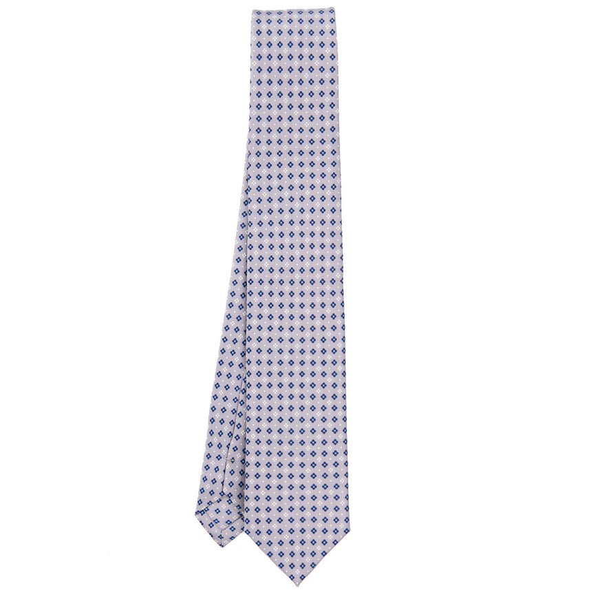 LIGHT GREY SARTORIAL 7 CM SILK TIE
