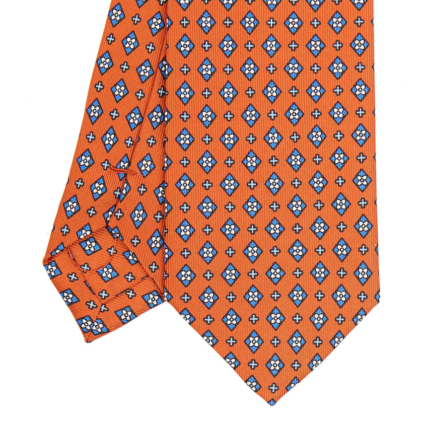 ORANGE SARTORIAL 7 CM SILK TIE