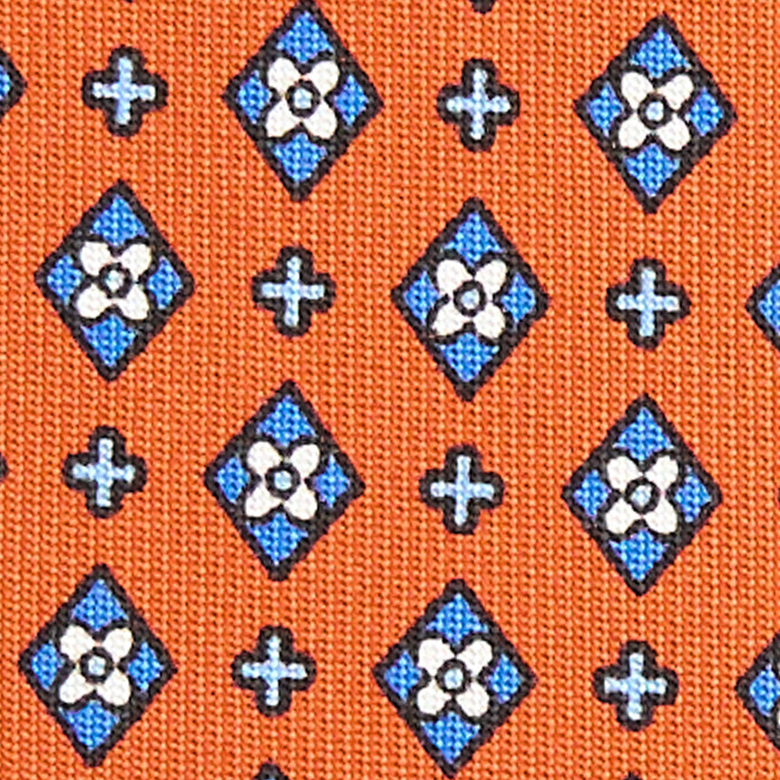 ORANGE SARTORIAL 7 CM SILK TIE