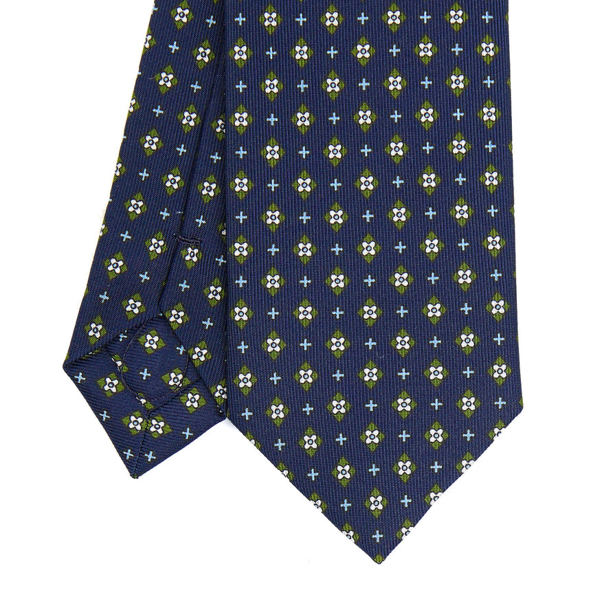 DARK BLUE SARTORIAL 7 CM SILK TIE