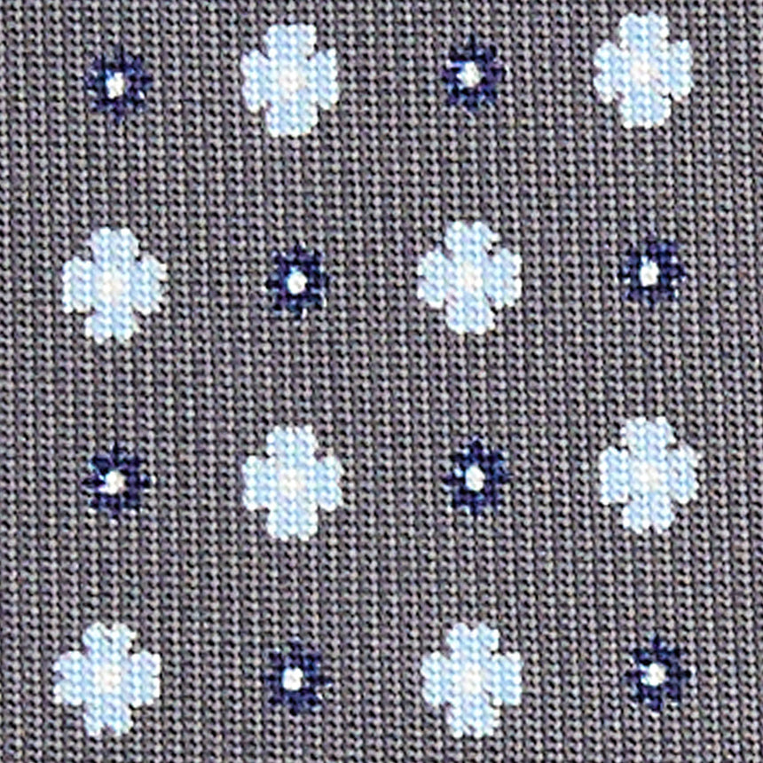 DARK GREY SARTORIAL 7 CM SILK TIE