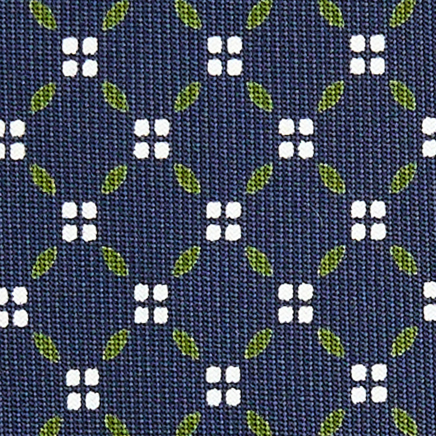 CRAVATTA SARTORIALE 7 CM IN SETA BLU SCURO