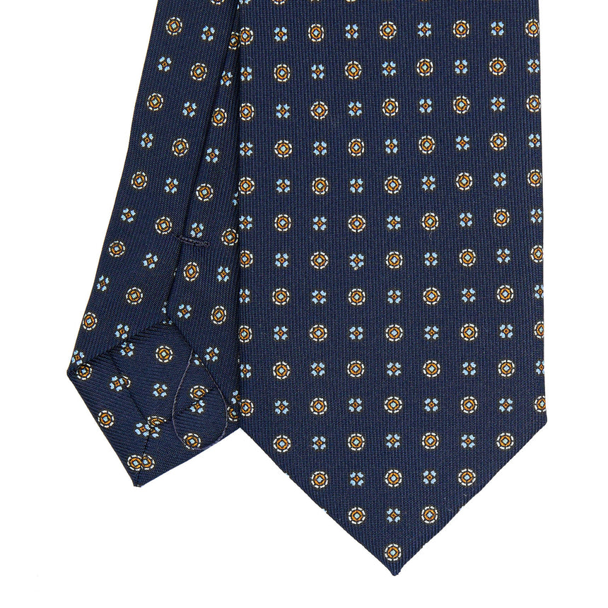 DARK BLUE SARTORIAL 7 CM SILK TIE