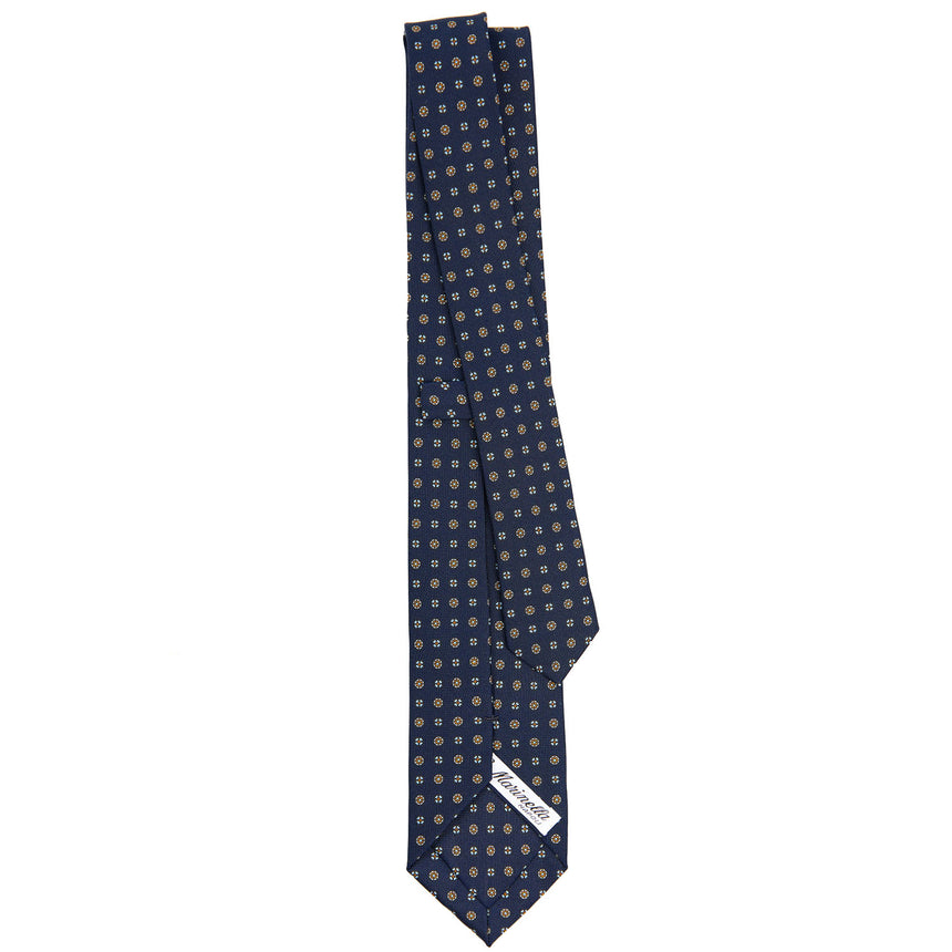 DARK BLUE SARTORIAL 7 CM SILK TIE