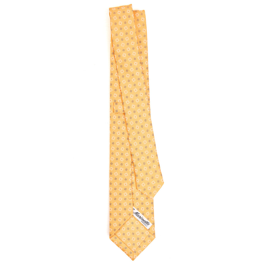 YELLOW SARTORIAL 7 CM SILK TIE