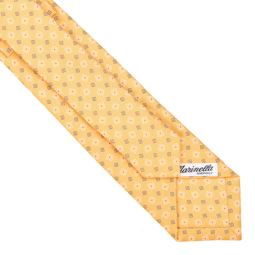 YELLOW SARTORIAL 7 CM SILK TIE