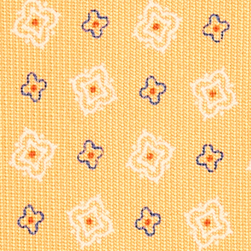 YELLOW SARTORIAL 7 CM SILK TIE