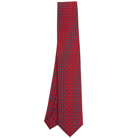 CRAVATTA SARTORIALE 7 CM IN SETA BORDEAUX