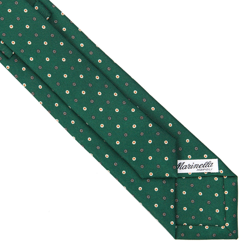 DARK GREEN SARTORIAL 7 CM SILK TIE