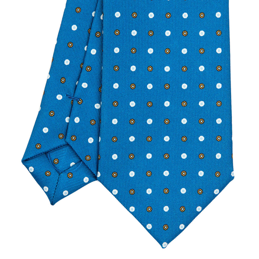 MID BLUE SARTORIAL 7 CM SILK TIE