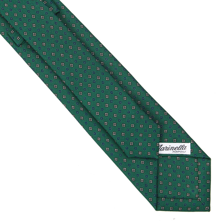DARK GREEN SARTORIAL 7 CM SILK TIE