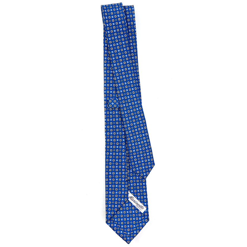 BLUE SARTORIAL 7 CM SILK TIE