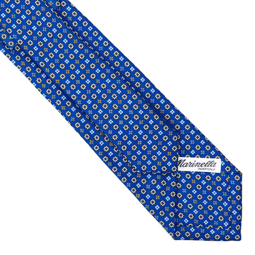 BLUE SARTORIAL 7 CM SILK TIE