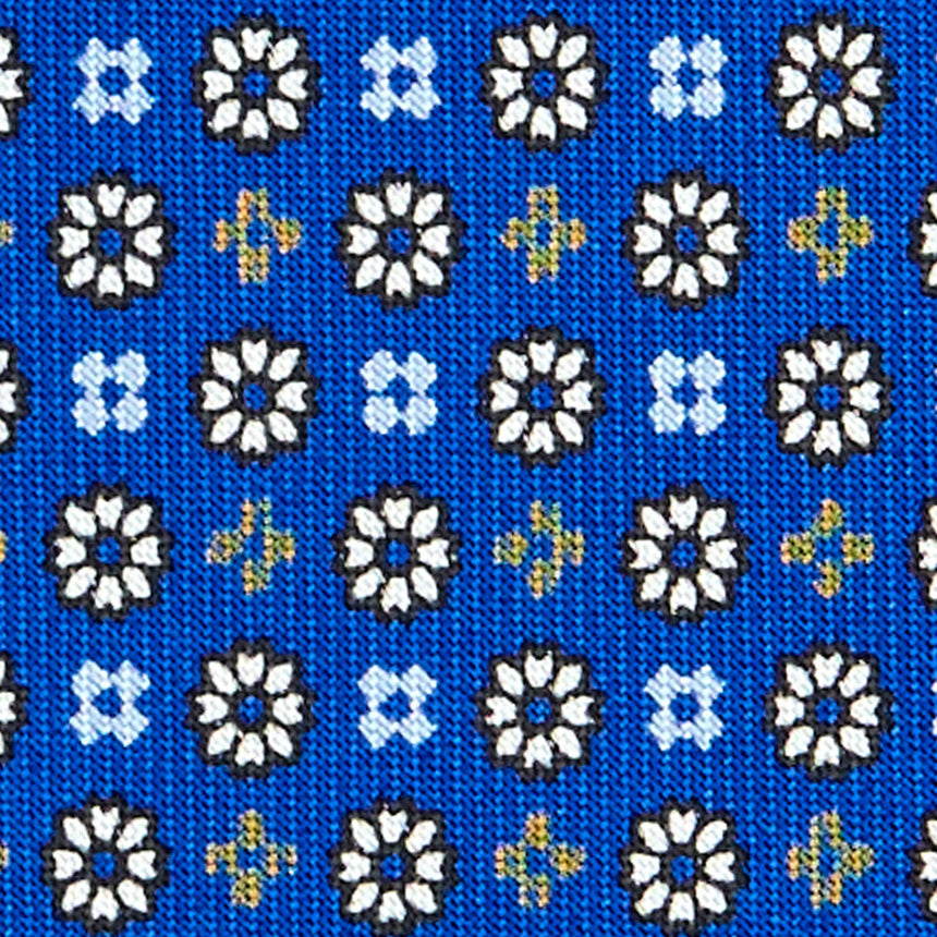 BLUE SARTORIAL 7 CM SILK TIE