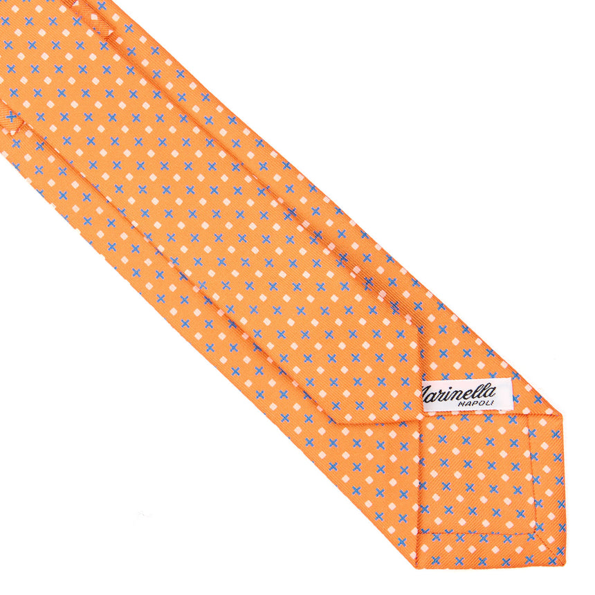 ORANGE SARTORIAL 7 CM SILK TIE