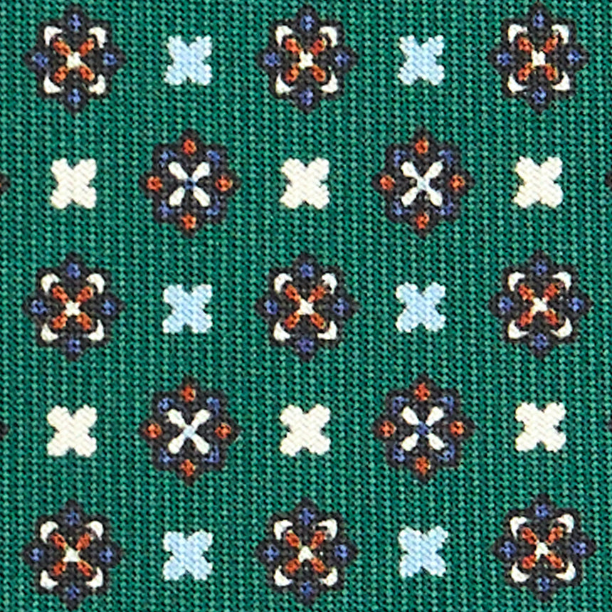 DARK GREEN SARTORIAL 7 CM SILK TIE