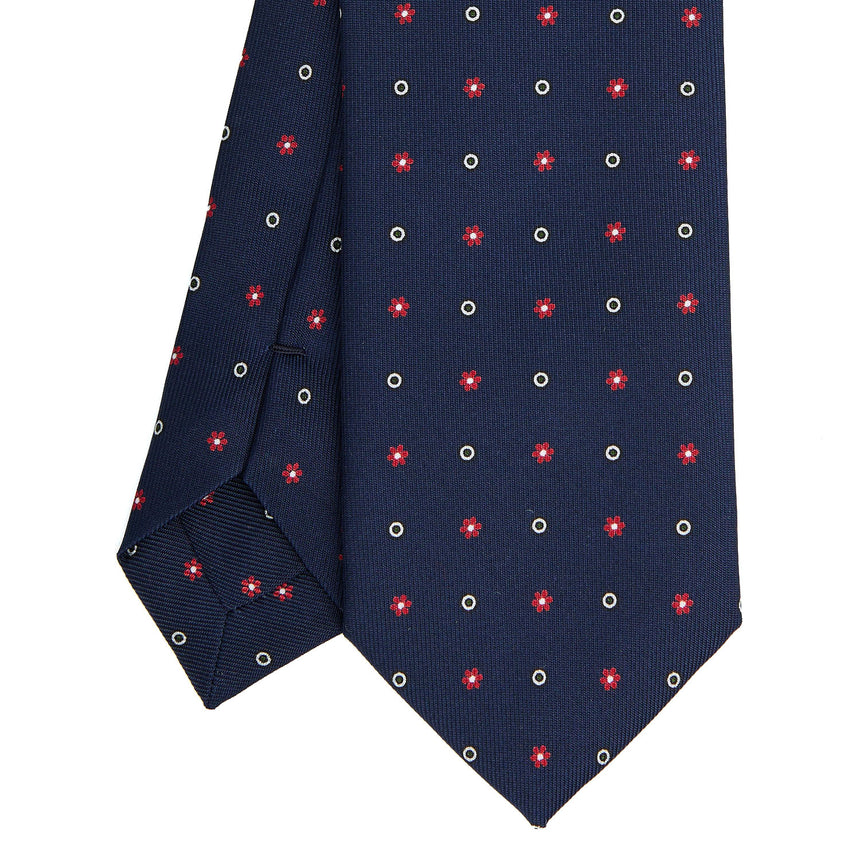 DARK BLUE SARTORIAL 7 CM SILK TIE