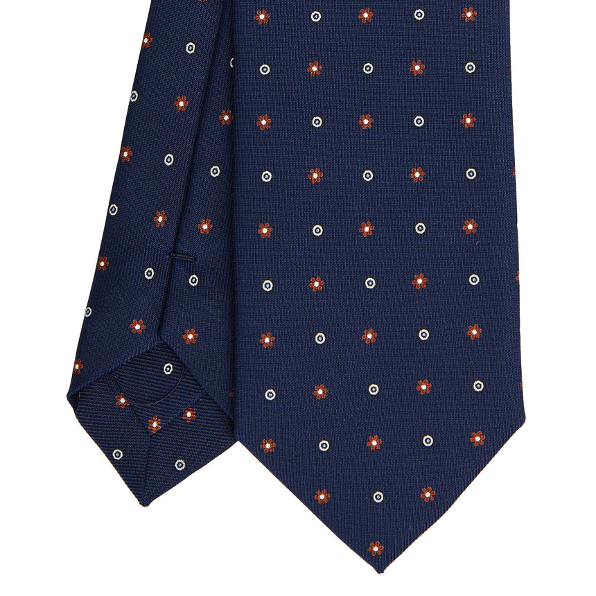 DARK BLUE SARTORIAL 7 CM SILK TIE