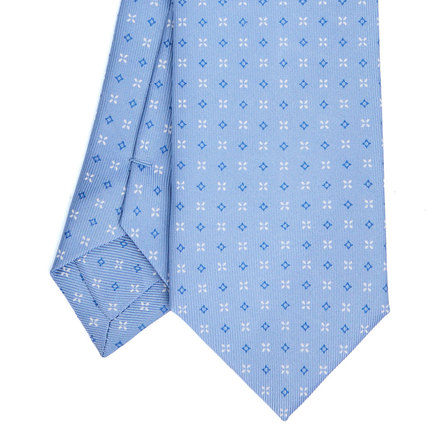LIGHT BLUE SARTORIAL 7 CM SILK TIE