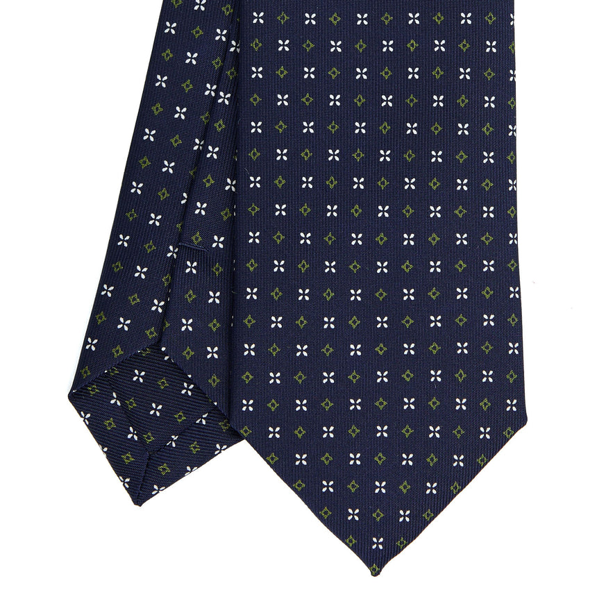 DARK BLUE SARTORIAL 7 CM SILK TIE