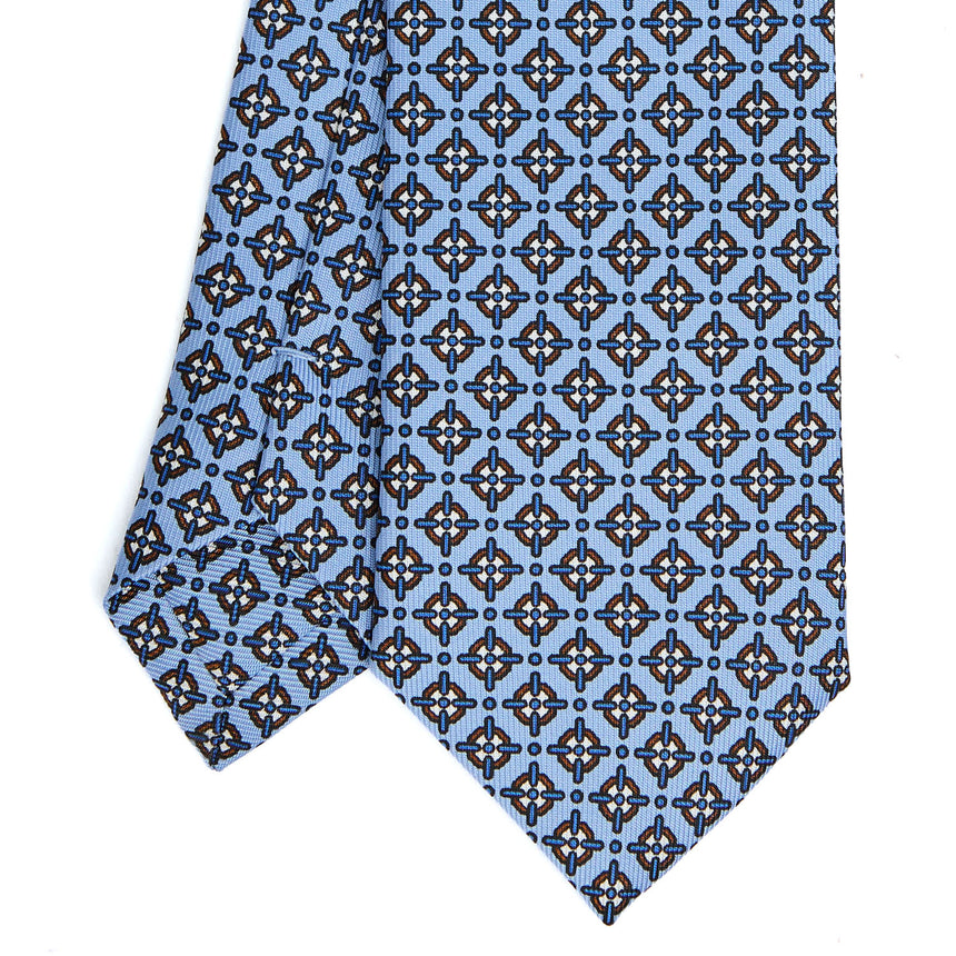 LIGHT BLUE SARTORIAL 7 CM SILK TIE