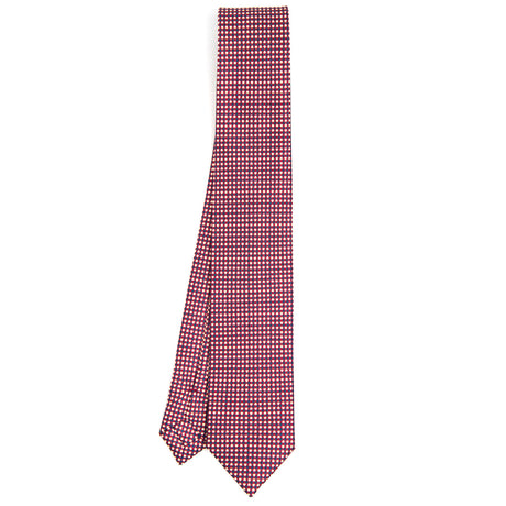 BURGUNDY SARTORIAL 7 CM SILK TIE