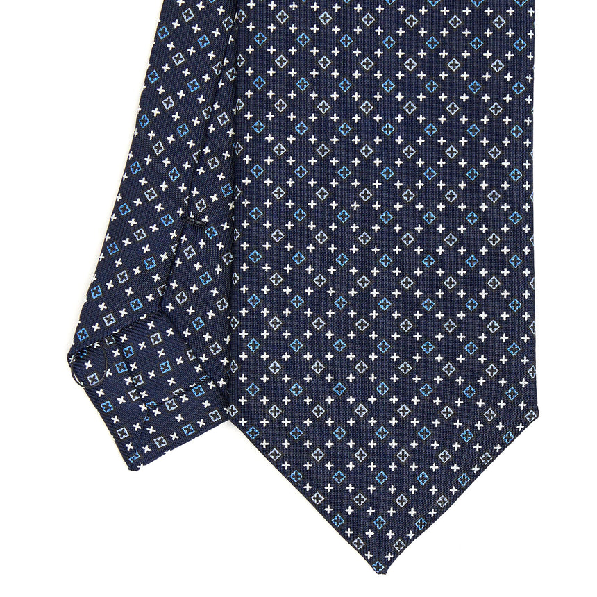 DARK BLUE SARTORIAL 7 CM SILK TIE