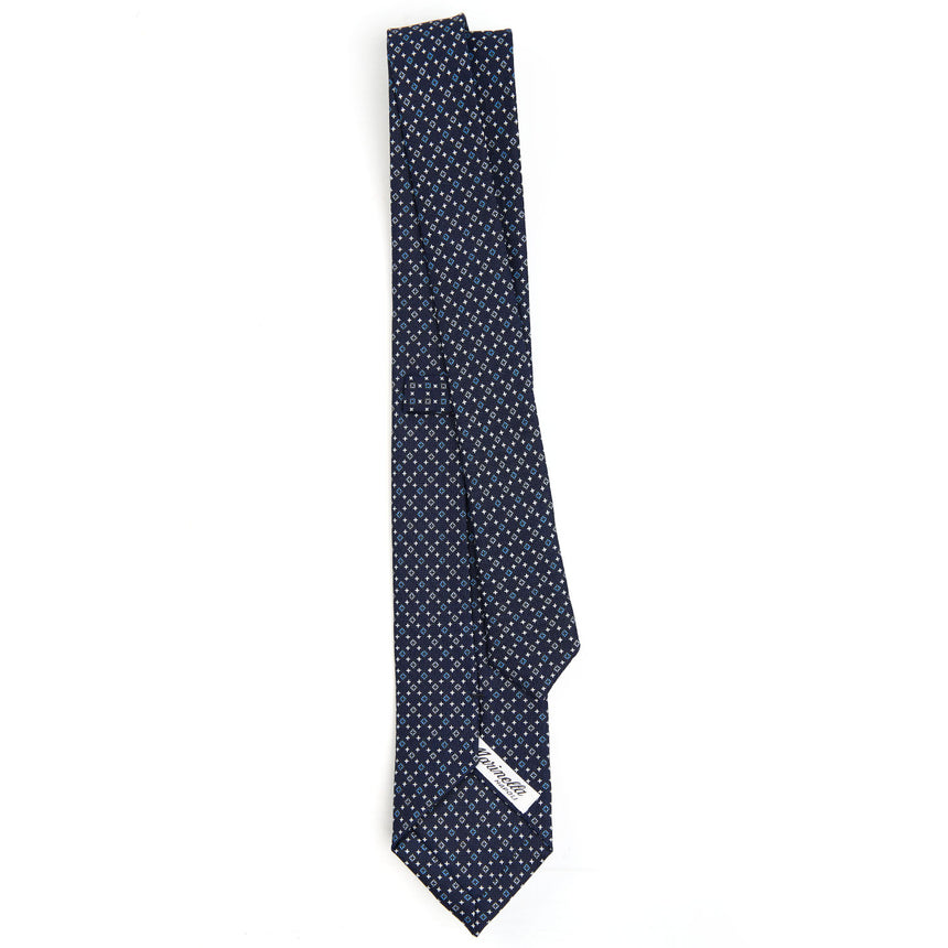 DARK BLUE SARTORIAL 7 CM SILK TIE