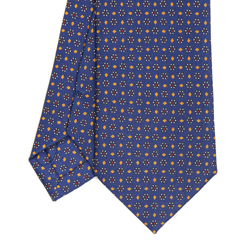 BLUE SARTORIAL 7 CM SILK TIE