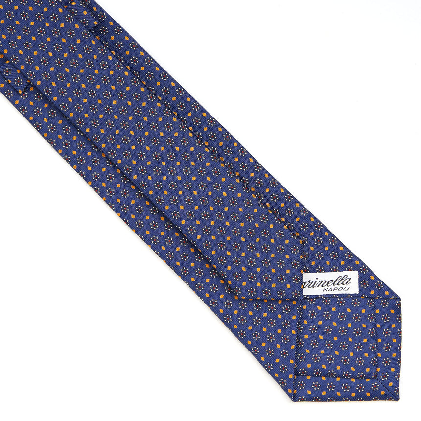 BLUE SARTORIAL 7 CM SILK TIE