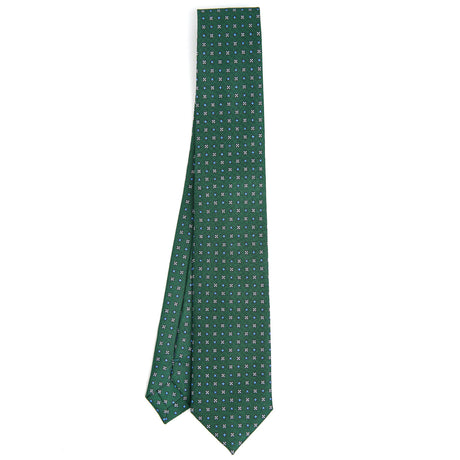DARK GREEN SARTORIAL 7 CM SILK TIE