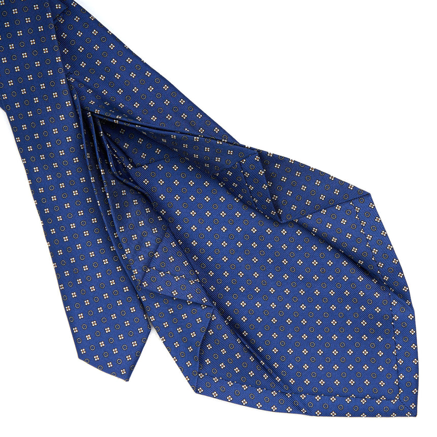 BLUE 7 FOLD SARTORIAL SILK TIE