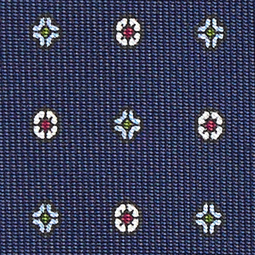 DARK BLUE 7 FOLD SARTORIAL SILK TIE