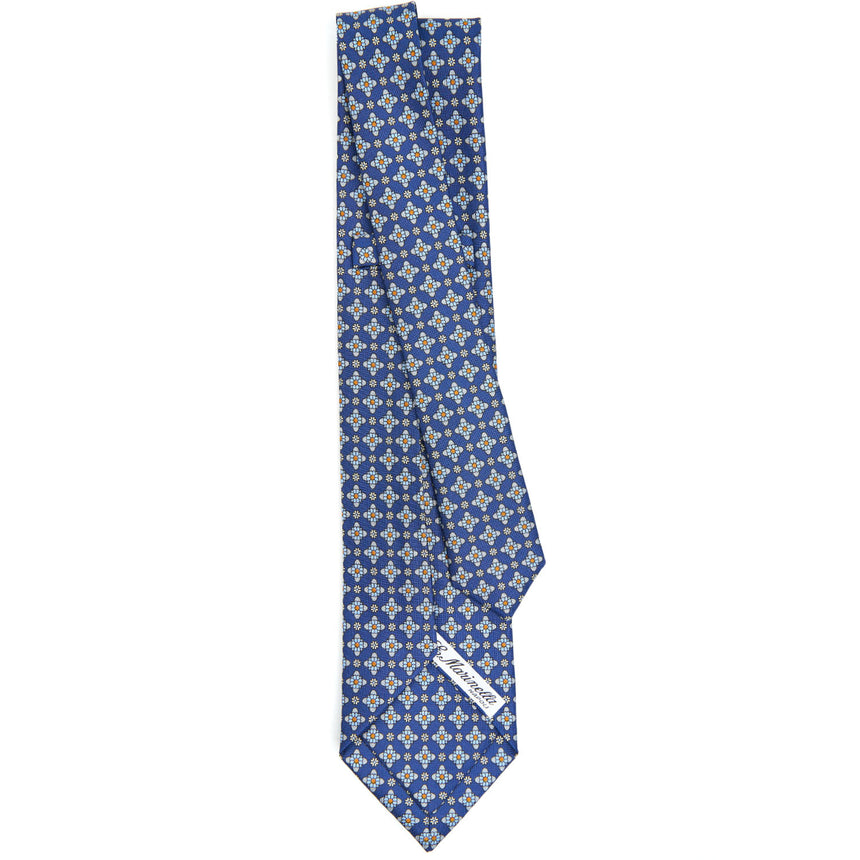 BLUE 7 FOLD SARTORIAL SILK TIE