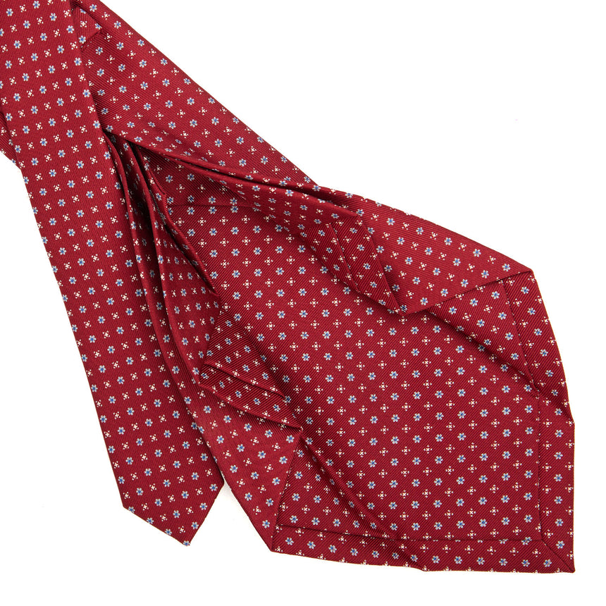 BURGUNDY 7 FOLD SARTORIAL SILK TIE