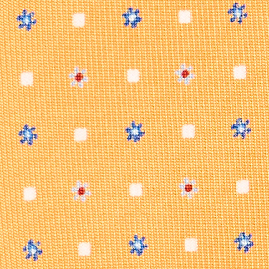 YELLOW 7 FOLD SARTORIAL SILK TIE