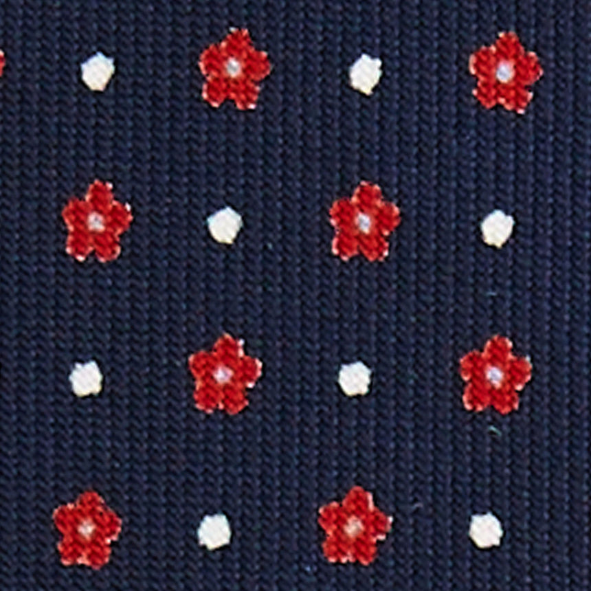 DARK BLUE 7 FOLD SARTORIAL SILK TIE
