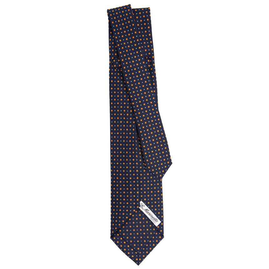 DARK BLUE 7 FOLD SARTORIAL SILK TIE