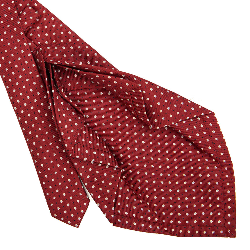 BURGUNDY 7 FOLD SARTORIAL SILK TIE