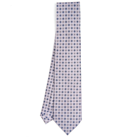 LIGHT GREY 9 FOLD SARTORIAL SILK TIE