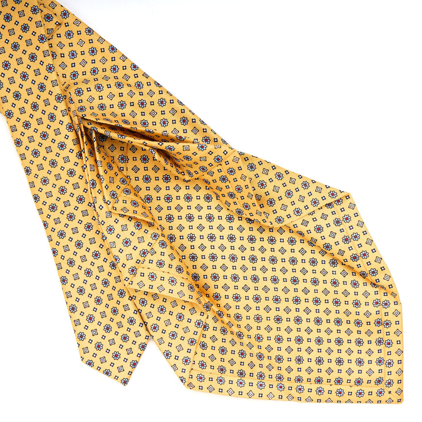 YELLOW 9 FOLD SARTORIAL SILK TIE