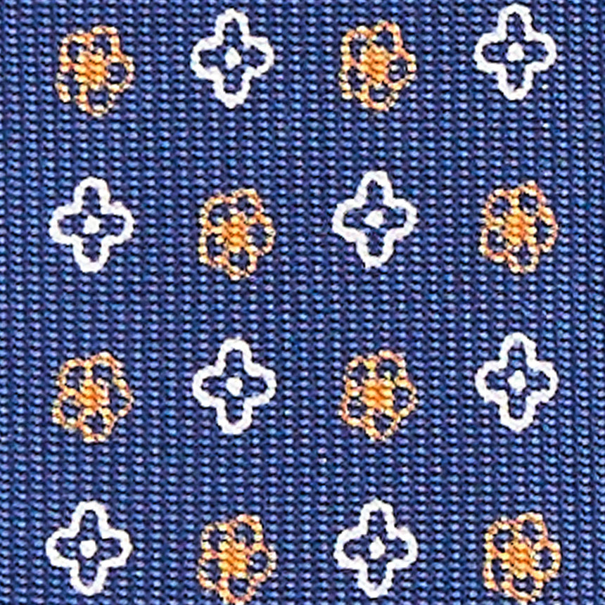 BLUE 9 FOLD SARTORIAL SILK TIE