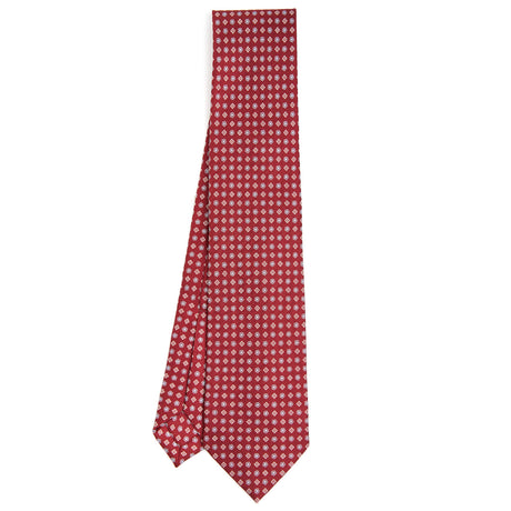 CRAVATTA SARTORIALE 9 PIEGHE IN SETA BORDEAUX