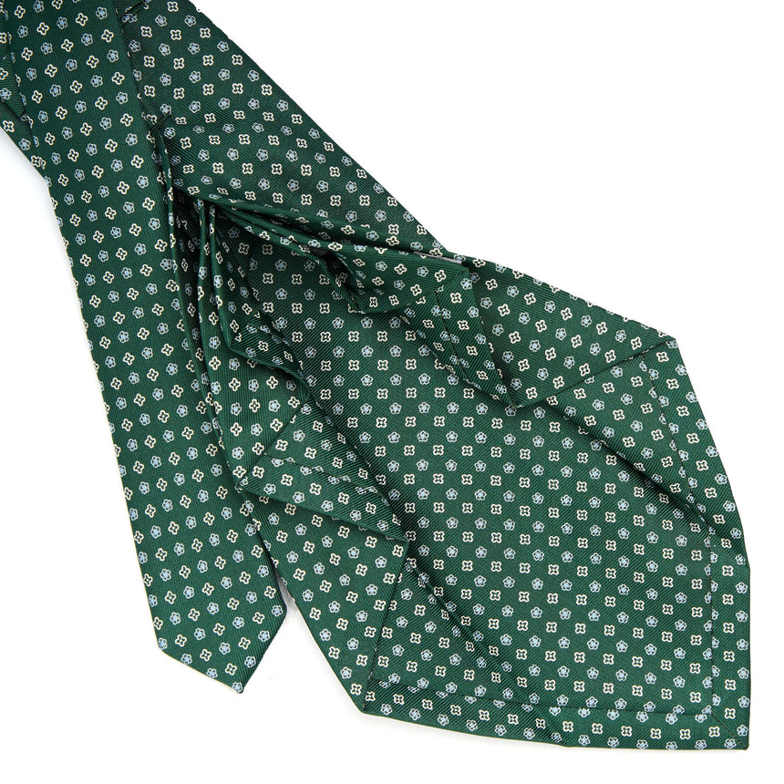 DARK GREEN 9 FOLD SARTORIAL SILK TIE