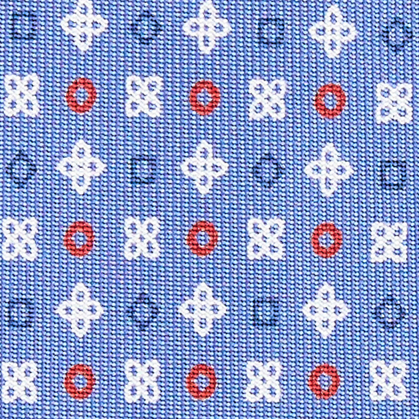 POWDER BLUE 9 FOLD SARTORIAL SILK TIE