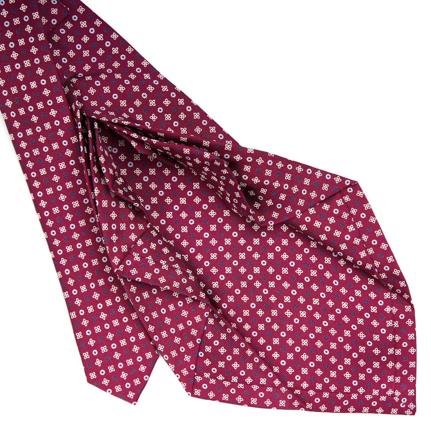 BURGUNDY 9 FOLD SARTORIAL SILK TIE